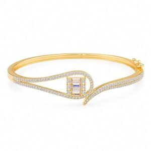 Sayda Stylish Crystal AD Bracelet for Women & Girls, Latest Elegant Daily Wear Jewelry, Gift Wedding Anniversary Festival and Casual Outfits