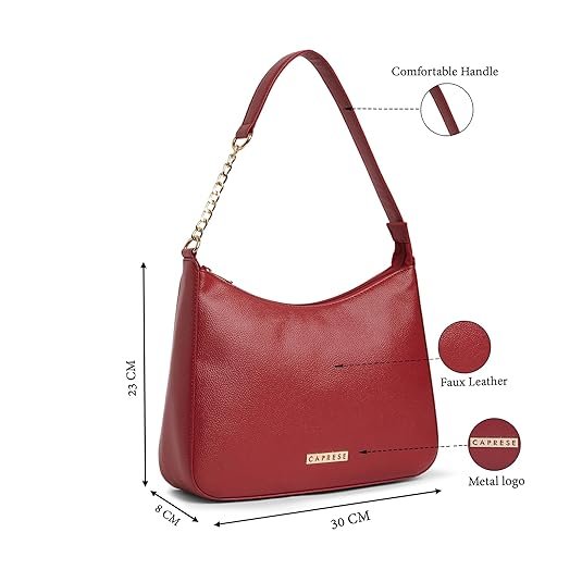 Caprese Carol Medium Hobo Bag for Women with Comfortable Handle | Stylish, Versatile Handbag for Everyday Use | Perfect for Casual Outings, Work, Travel, and Special Events - Image 2