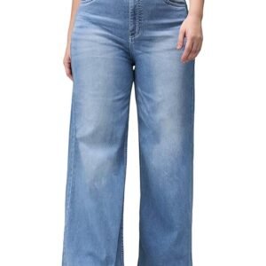 Miss Chase A+ Women's Bootcut High Rise Regular Length Stretchable Denim Jeans