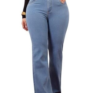 Miss Chase A+ Women's Bootcut High Rise Regular Stretchable Denim Jeans