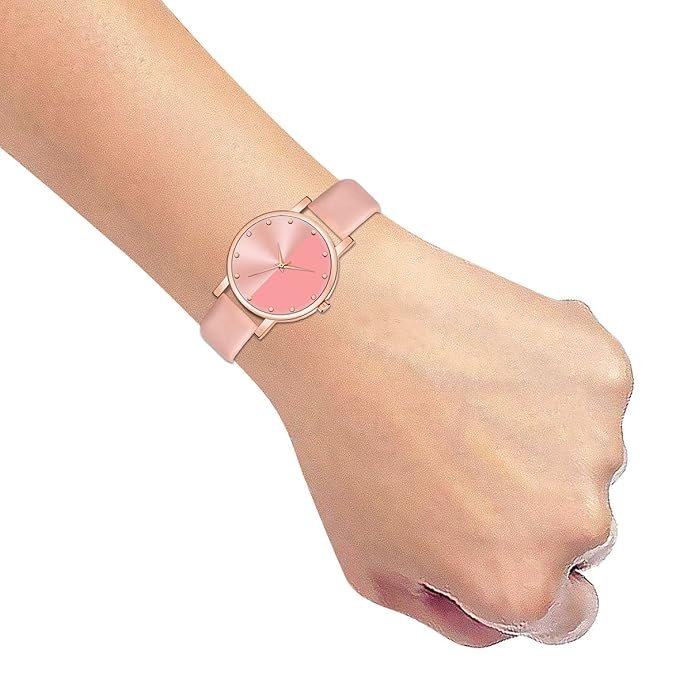 Shocknshop Analog Stylish Casual Plain Ladies Wrist Watch for Women Girls -W48 - Image 2