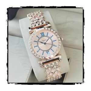 styledose Luxury Dial with Roman Marker in Diamond Studded Round case with brecelet Strap Stylish Quartz Analogue Wrist Watches for Women's & Girls&Miss&Ladies
