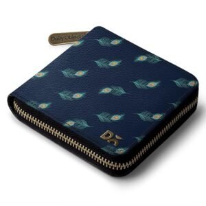 DailyObjects Women's Zip Wallet | Made with Vegan Leather Material | Carefully Handcrafted | Holds up to 8 Cards | Slim and Easy to Fit in Pocket | Coin Pocket with Button Closure | Carefully Handcrafted